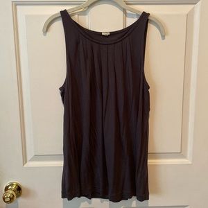 Pleated tank top 90% viscose, 10% silk